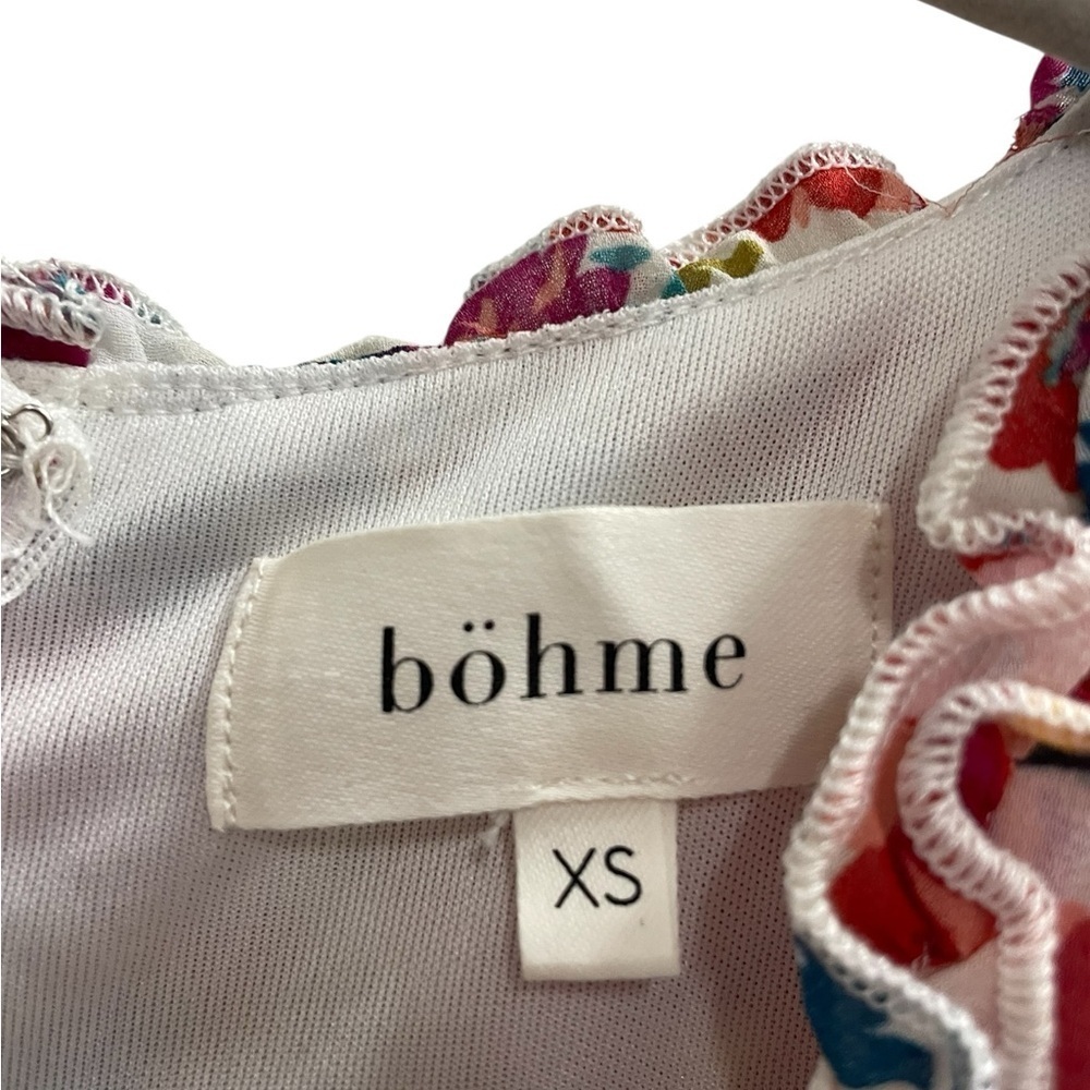 BOHME Floral Long Sleeve Maxi Dress Size XS - Picture 5 of 11